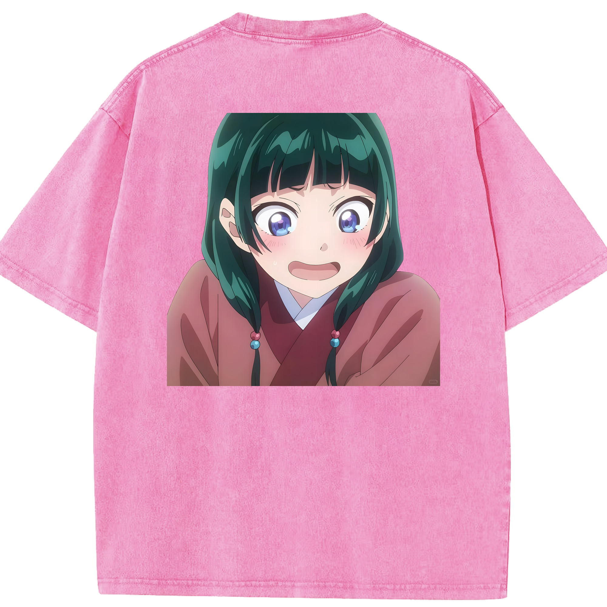 （画像用） 薬屋のひとりごと The Apothecary Diaries 綿100% ヴィンテージ風 半袖Tシャツ（背面プリント）